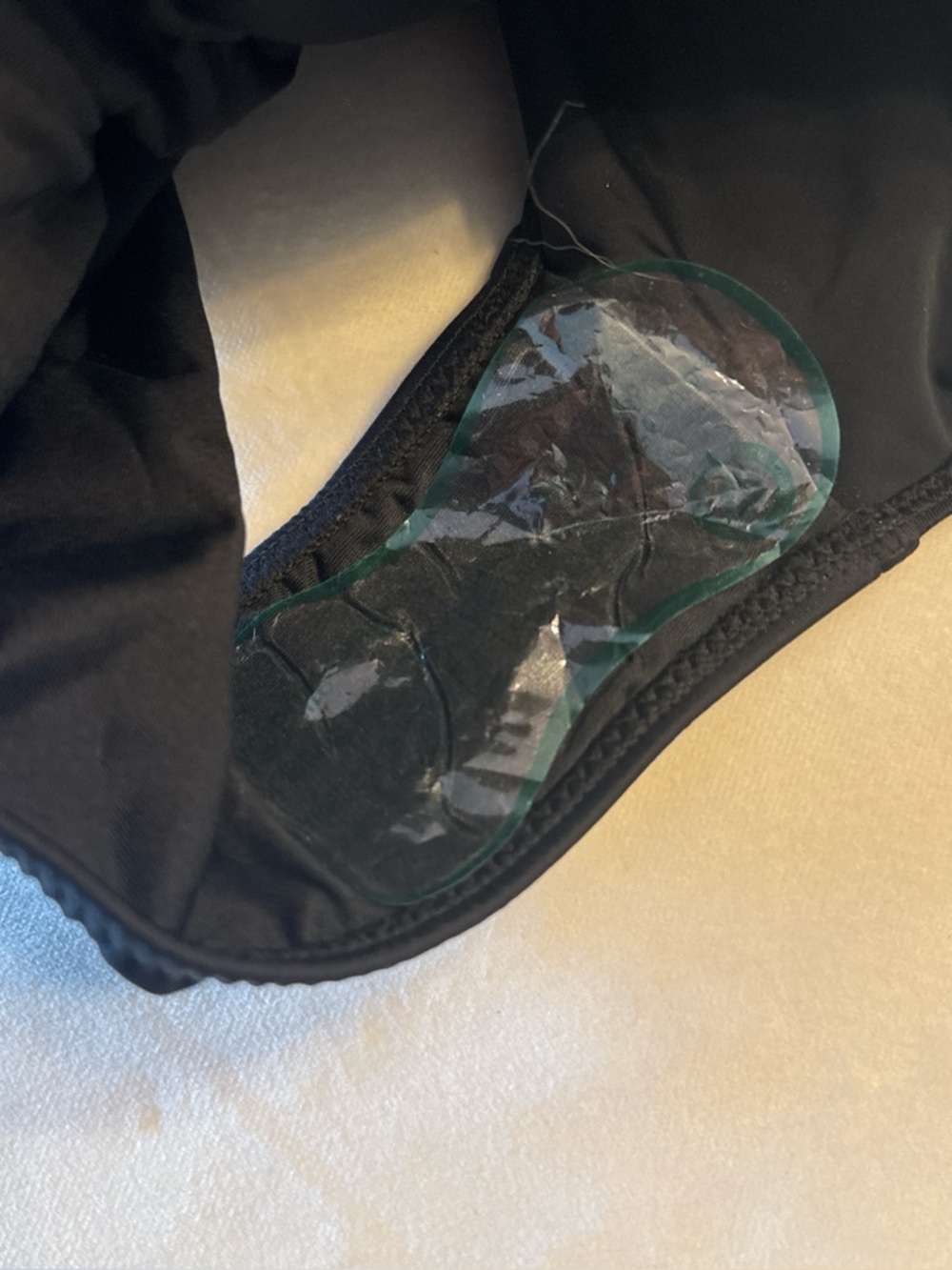NWT! Summersalt Sidestroke One-Shoulder Black Swimsuit, sz 4 - Picture 7 of 7